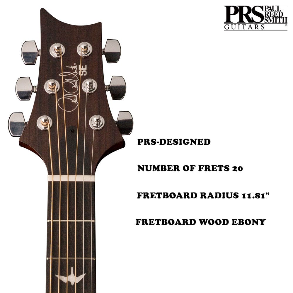 PRS Electro Acoustic Guitars PRS SE A40E Angelus Cutaway 6-Strings Electro Acoustic Guitar With Case