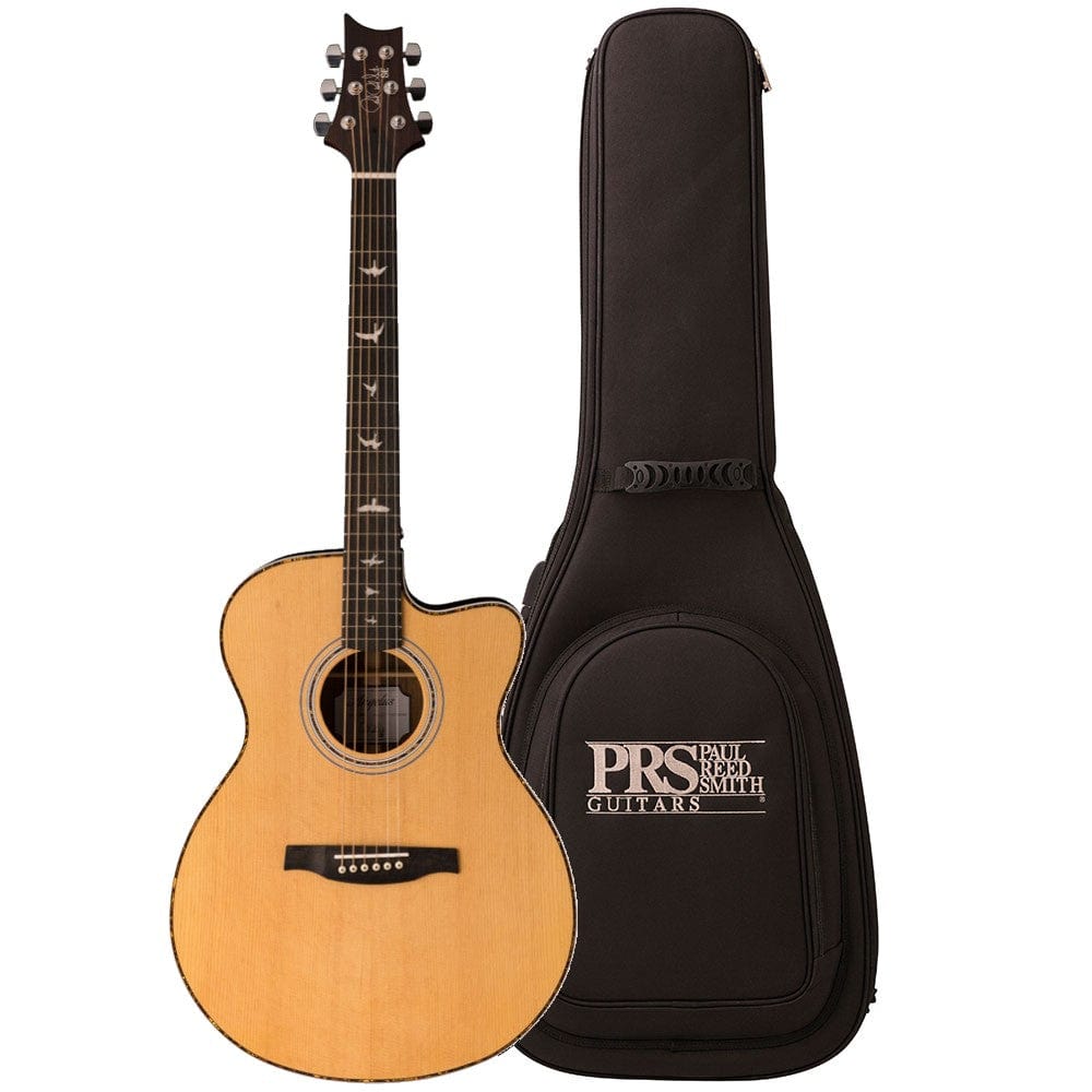 PRS SE AX20E Angelus Cutaway 6-Strings Electro Acoustic Guitar With Gigbag- Natural
