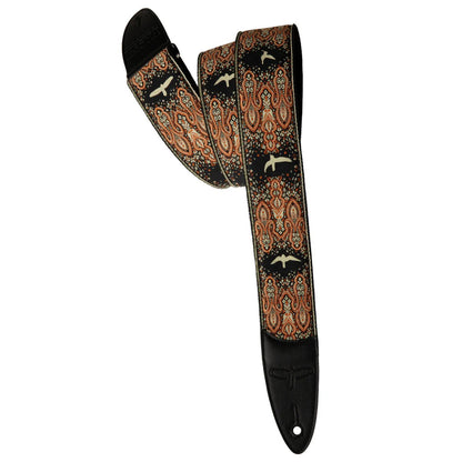 PRS Guitar Straps Peach PRS 2" Custom Jacquard Birds Guitar Strap 