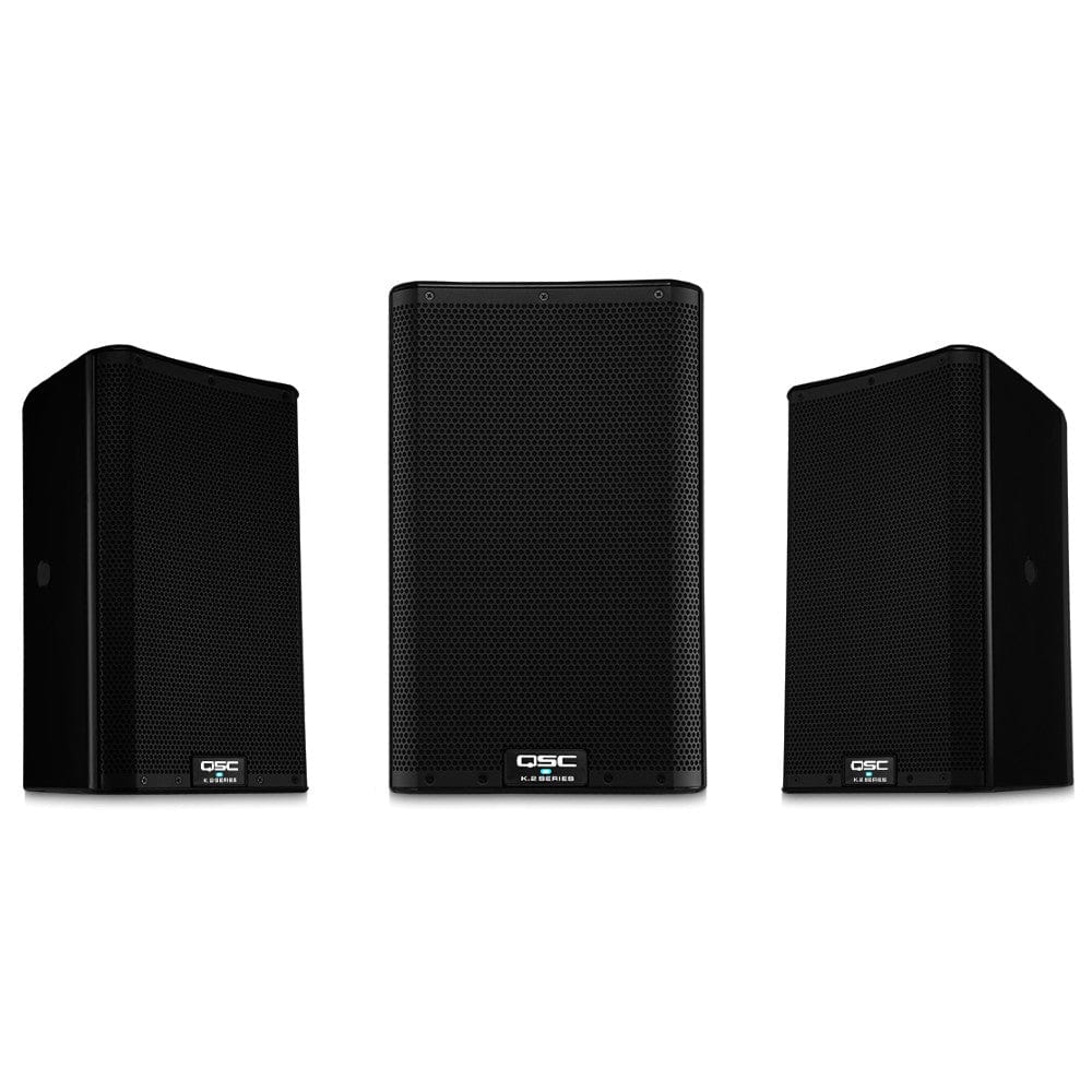 qsc active pa speakers qsc k8.2 powered 8-inch 2 way loudspeaker