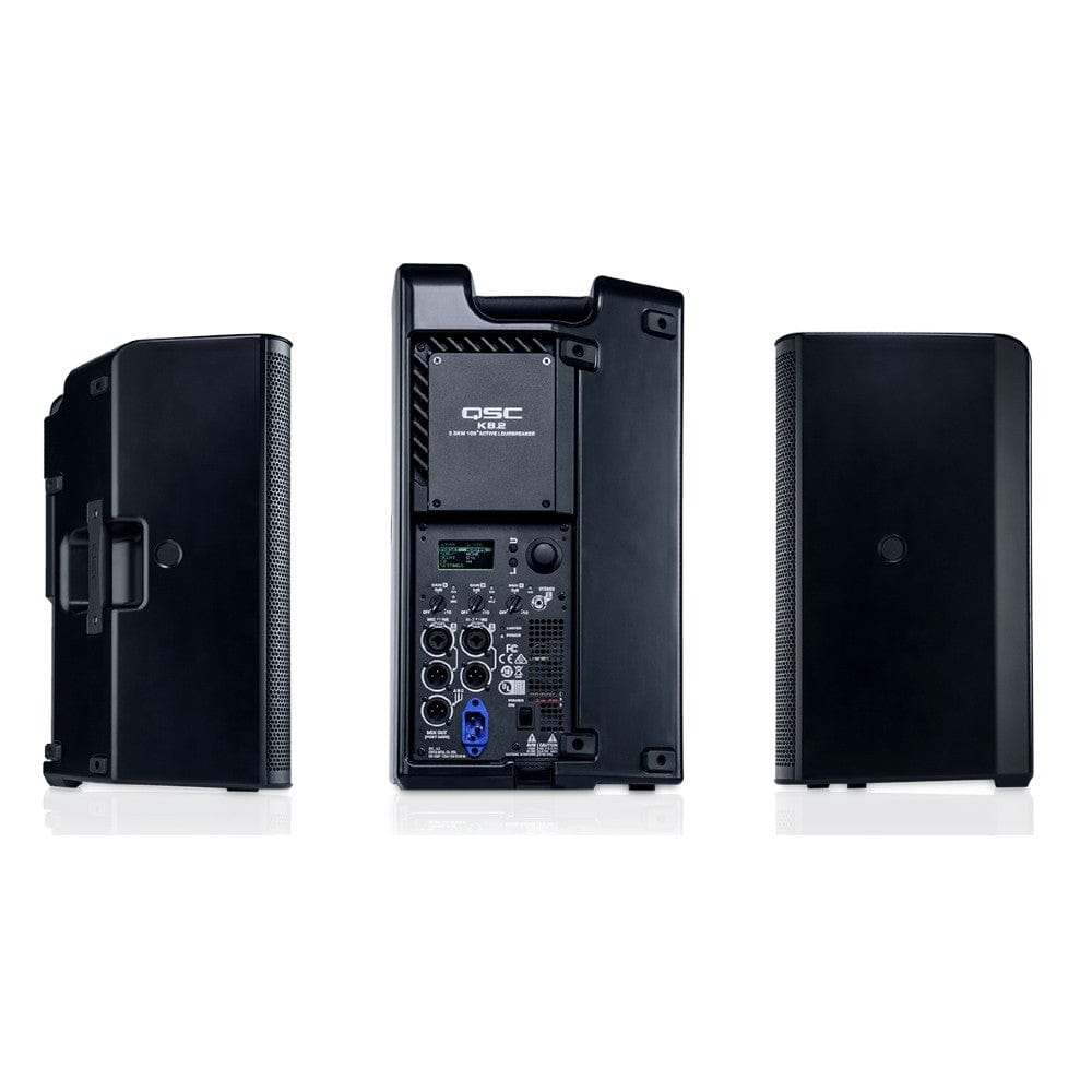 qsc active pa speakers qsc k8.2 powered 8-inch 2 way loudspeaker