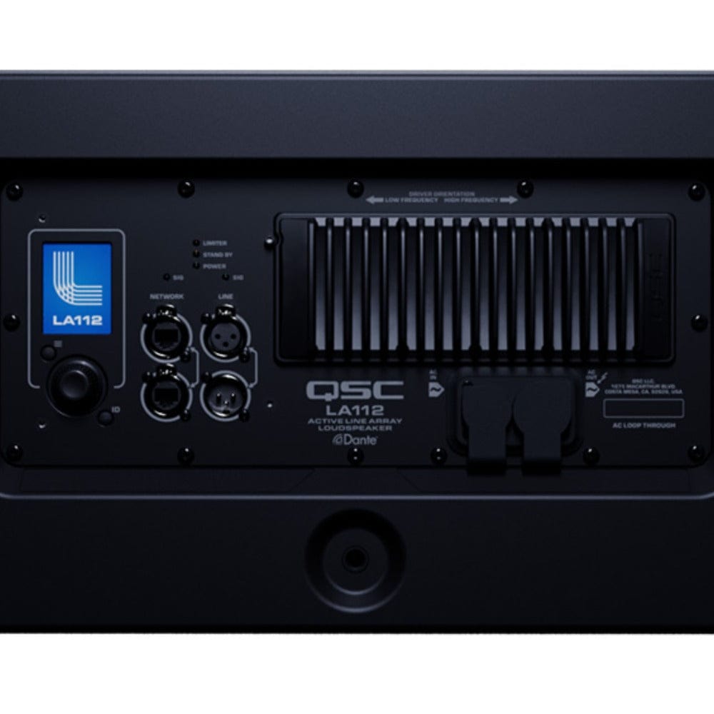 QSC Active PA Speakers QSC LA112 12-inch 2-way Powered Line Array Loudspeaker