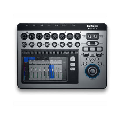 qsc digital mixers qsc touchmix 8 14 channel digital mixer