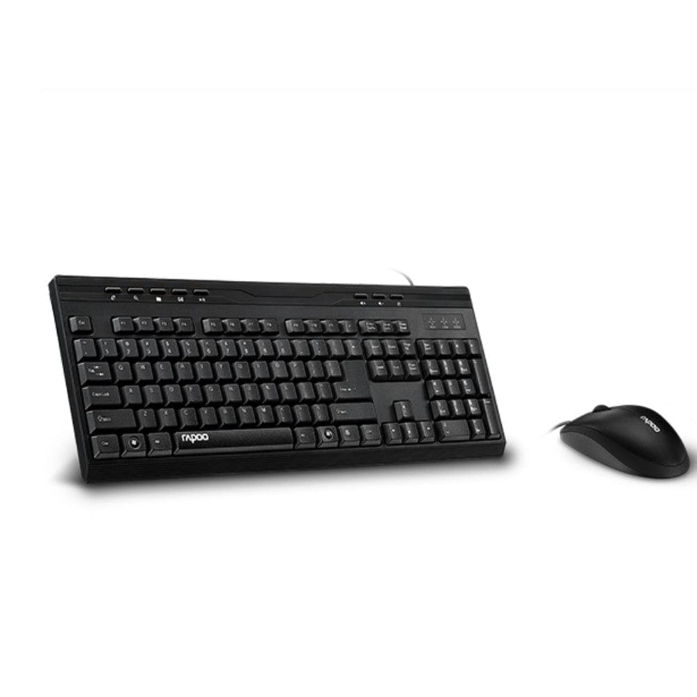 Rapoo Keyboard and Mouse combo Rapoo NX1710 1000 DPI Wired Mouse & Keyboard Combo