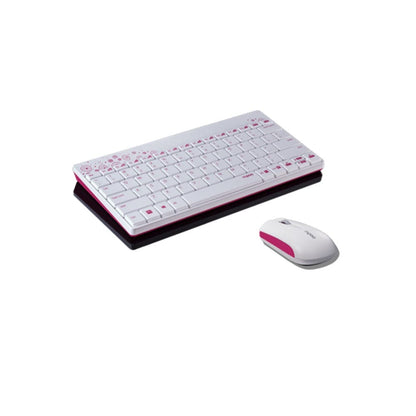 Rapoo Keyboard and Mouse combo White Rapoo 8000 Wireless Optical Mouse & Keyboard Combo