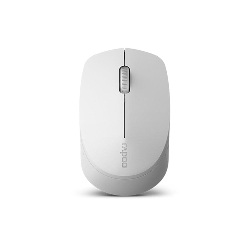 rapoo mouse cream rapoo m100 silent wireless mouse   #color_cream