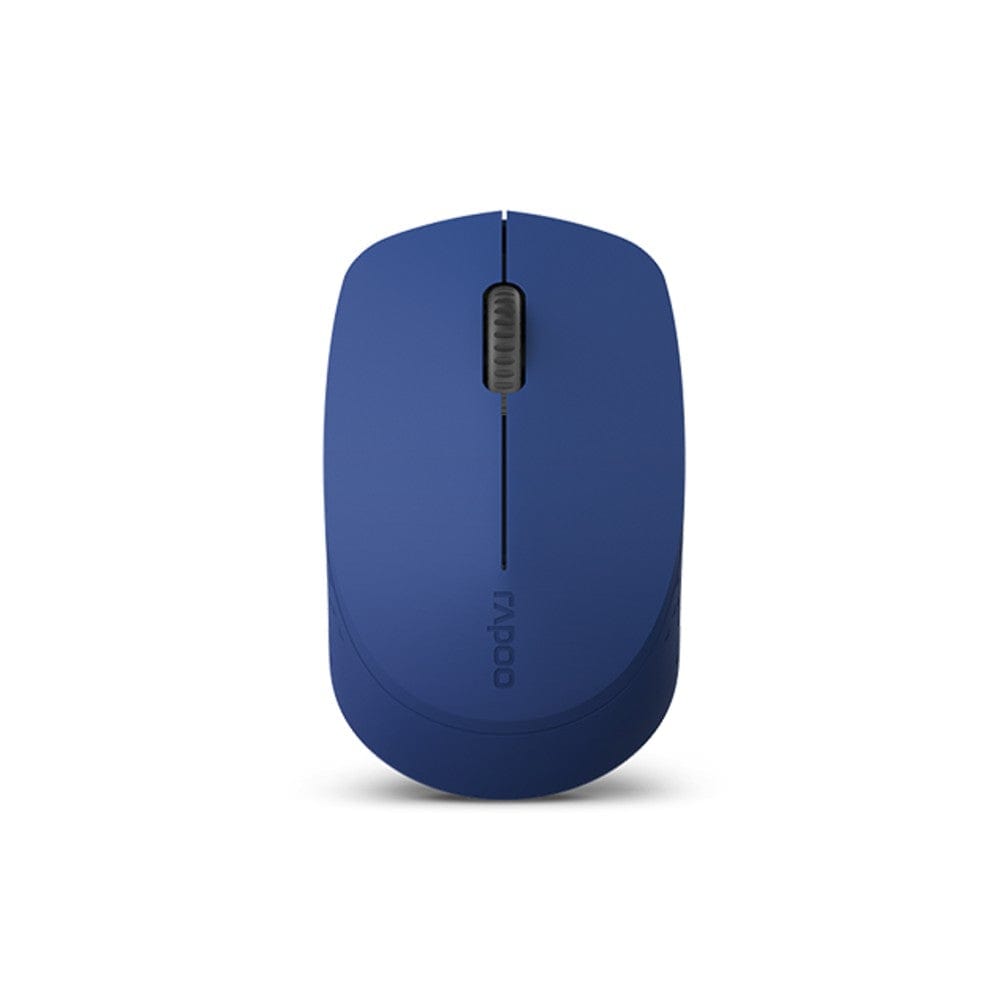 rapoo mouse dark blue rapoo m100 silent wireless mouse   #color_dark-blue