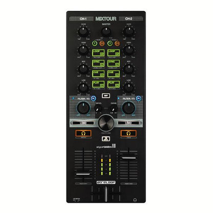 Reloop DJ Controller Interfaces Reloop Mixtour Portable DJ Controller