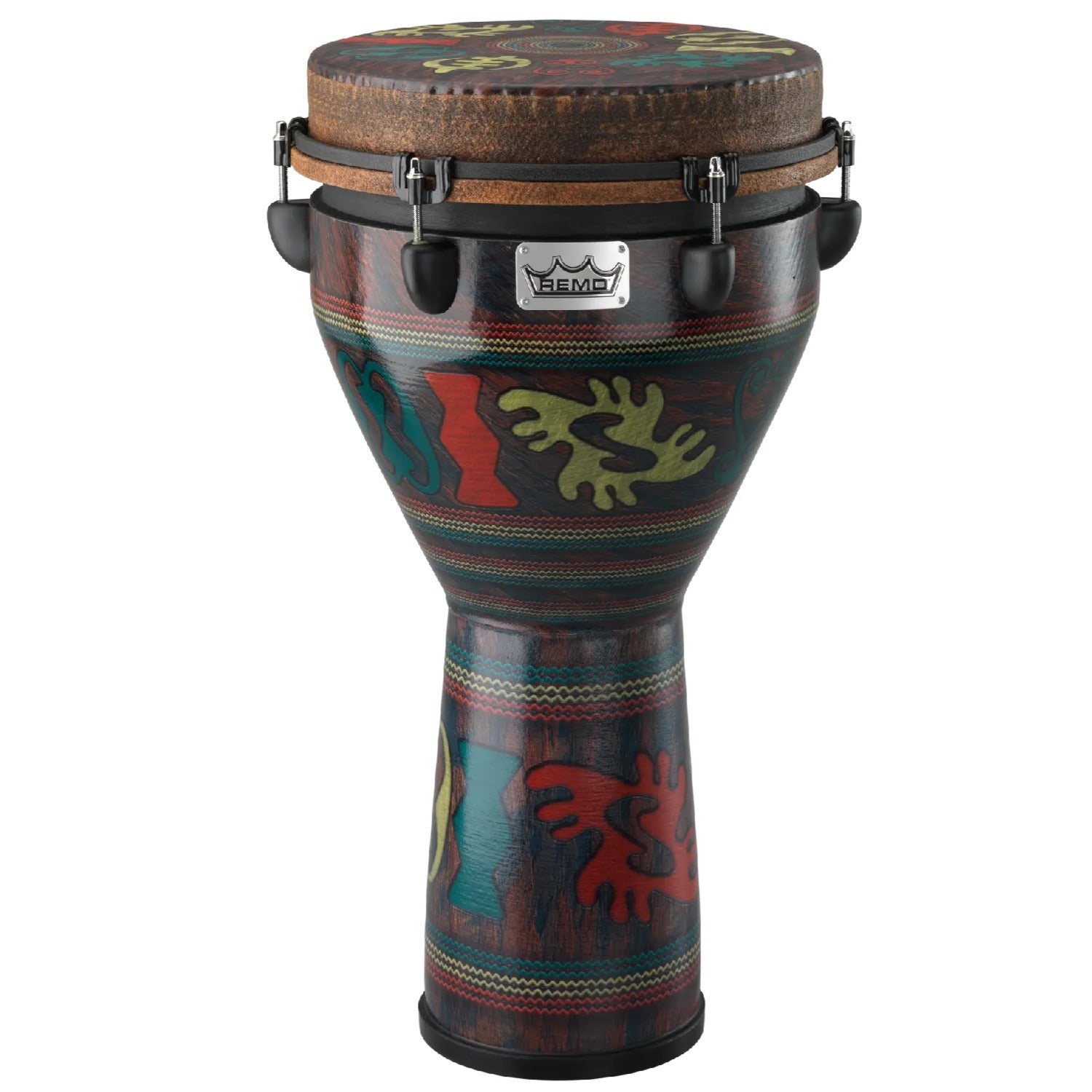 Remo Djembes Remo Dj-0012-24 12" Mondo Adinkra Djembe
