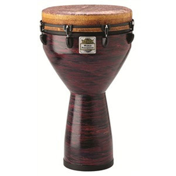 remo djembes remo dj-0114-21-sn014 14x25 infinity choco red djembe