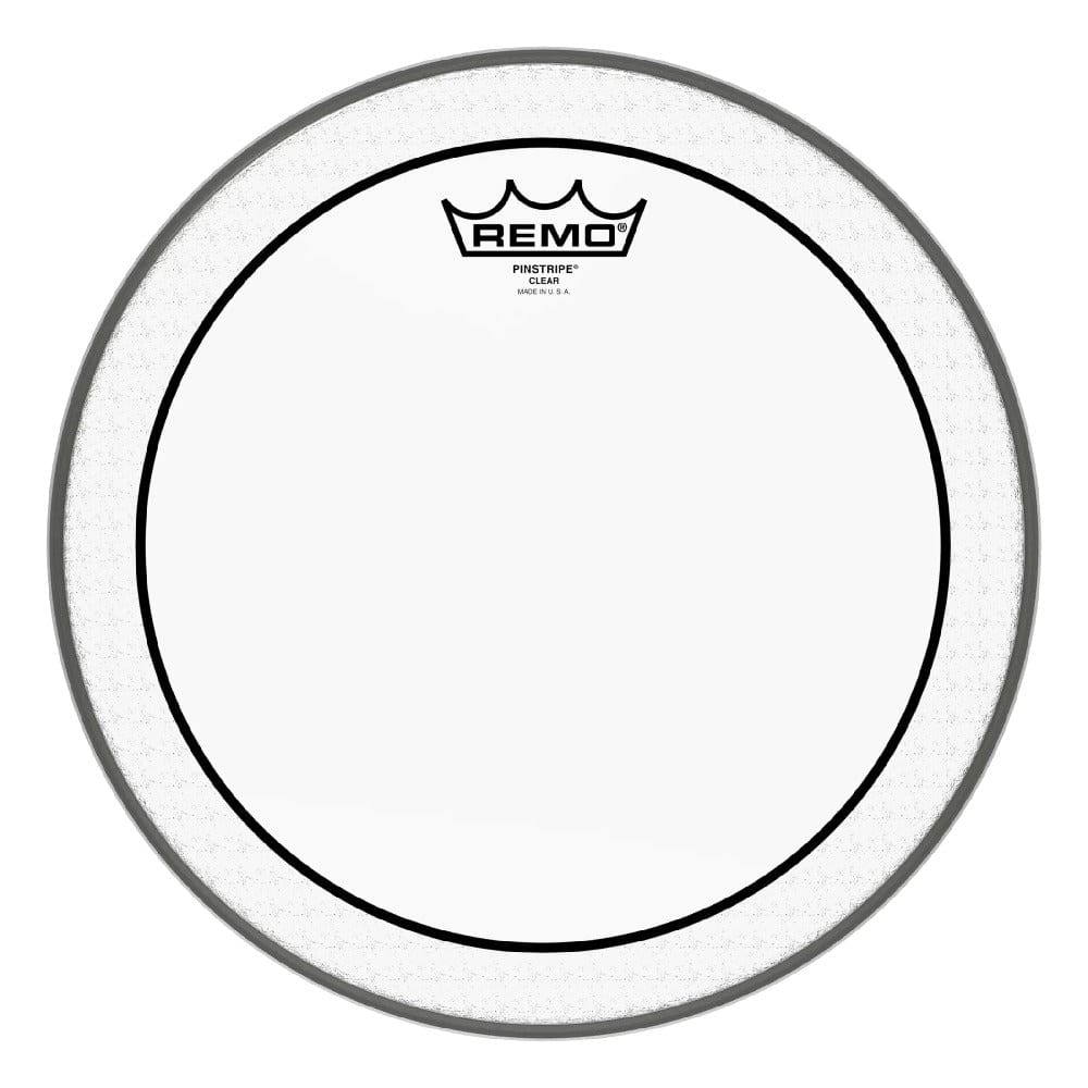 remo drum heads 12 inch remo pinstripe clear tom batter drum head   