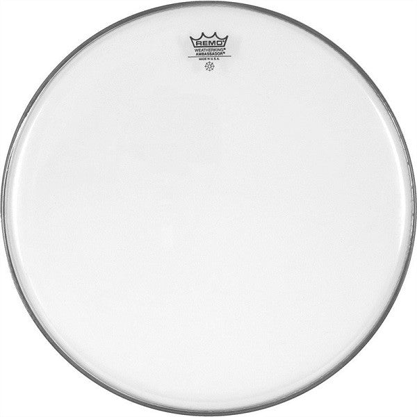 remo drum heads remo ba-0308-00 8" clear ambassador drum head