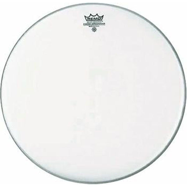 remo drum heads remo ba-0318-00 18" usa plastic head ambassador clear