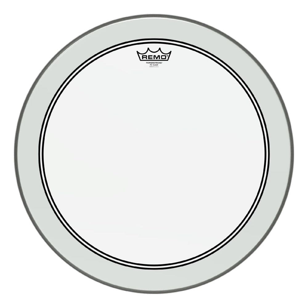 Remo Drum Heads Remo P3-1318-C2 18" BASS Powerstroke Clear Drum Head