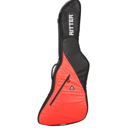 ritter electric guitar gigbags black/racing red ritter rgp5-ex explorer electric guitar gigbag    