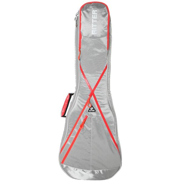 ritter electric guitar gigbags silver grey/racing red ritter rpg8-l les paul electric guitar gigbag      #color_silver-grey-racing-red