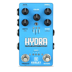 Robert Keeley Effect Pedals Blue Keeley Electronics HYDRA Stereo Reverb and Tremolo Effect Pedal