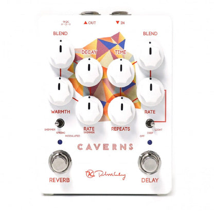 Robert Keeley Effect Pedals White Keeley Electronics Caverns V2 Delay Reverb Effect Pedal