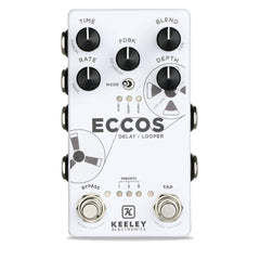 Robert Keeley Effect Pedals White Keeley Electronics ECCOS Delay Looper Effect Pedal