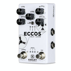 Robert Keeley Effect Pedals White Keeley Electronics ECCOS Delay Looper Effect Pedal