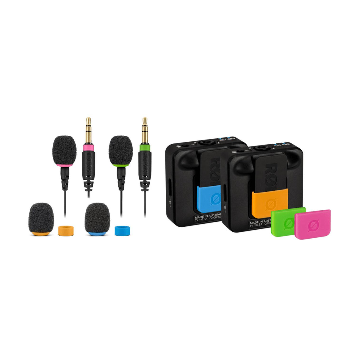 Rode Accessories Rode COLORS2 Set For Wireless GO & Lavaliers