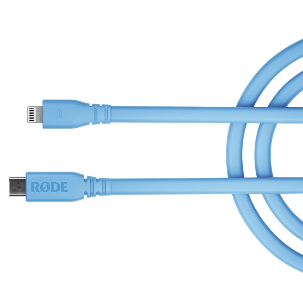 rode cables and connectors rode sc19 usb-c to lightning accessory cable   #color_blue