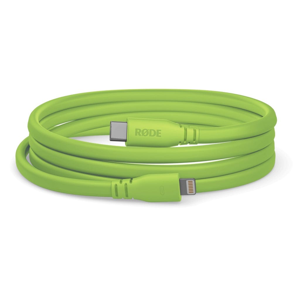 rode cables and connectors rode sc19 usb-c to lightning accessory cable   #color_green