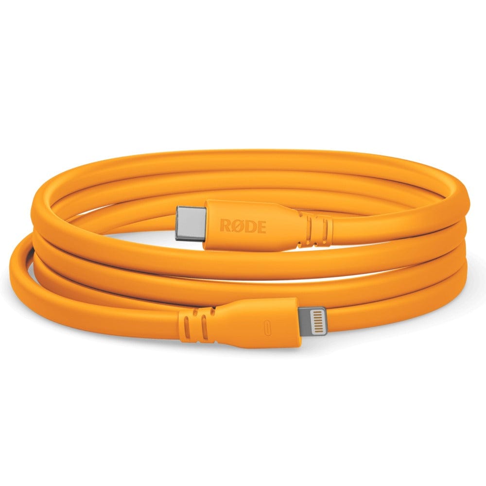 rode cables and connectors rode sc19 usb-c to lightning accessory cable   #color_orange