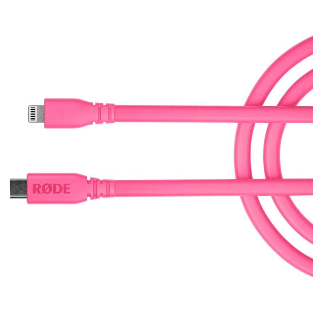 rode cables and connectors rode sc19 usb-c to lightning accessory cable   #color_pink