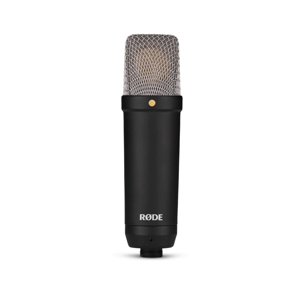 Rode Condenser Microphones Black Signature Series Large Diaphragm Condenser Microphone with Shock Mount, Pop Filter and XLR Cable for Music Production, Vocal Recording, Streaming and Podcasting
