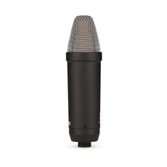 Rode Condenser Microphones Black Signature Series Large Diaphragm Condenser Microphone with Shock Mount, Pop Filter and XLR Cable for Music Production, Vocal Recording, Streaming and Podcasting