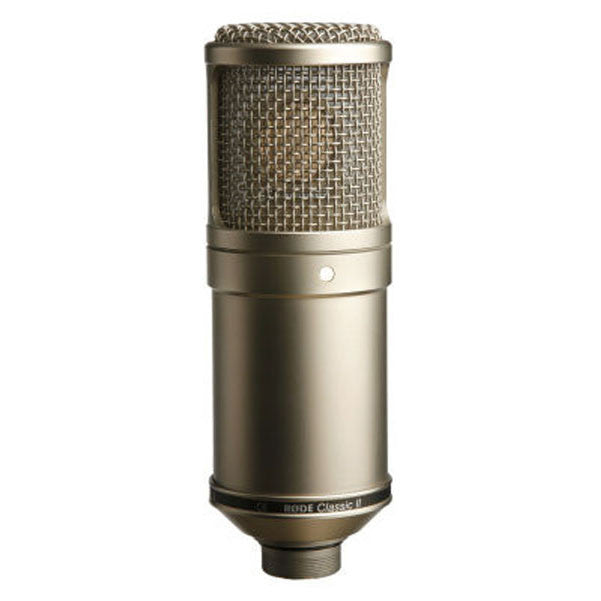 rode condenser microphones rode classic ii tube microphone