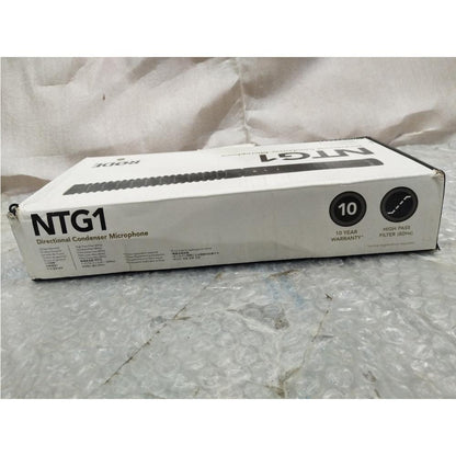 rode condenser microphones rode ntg1 condenser shotgun microphone - open box