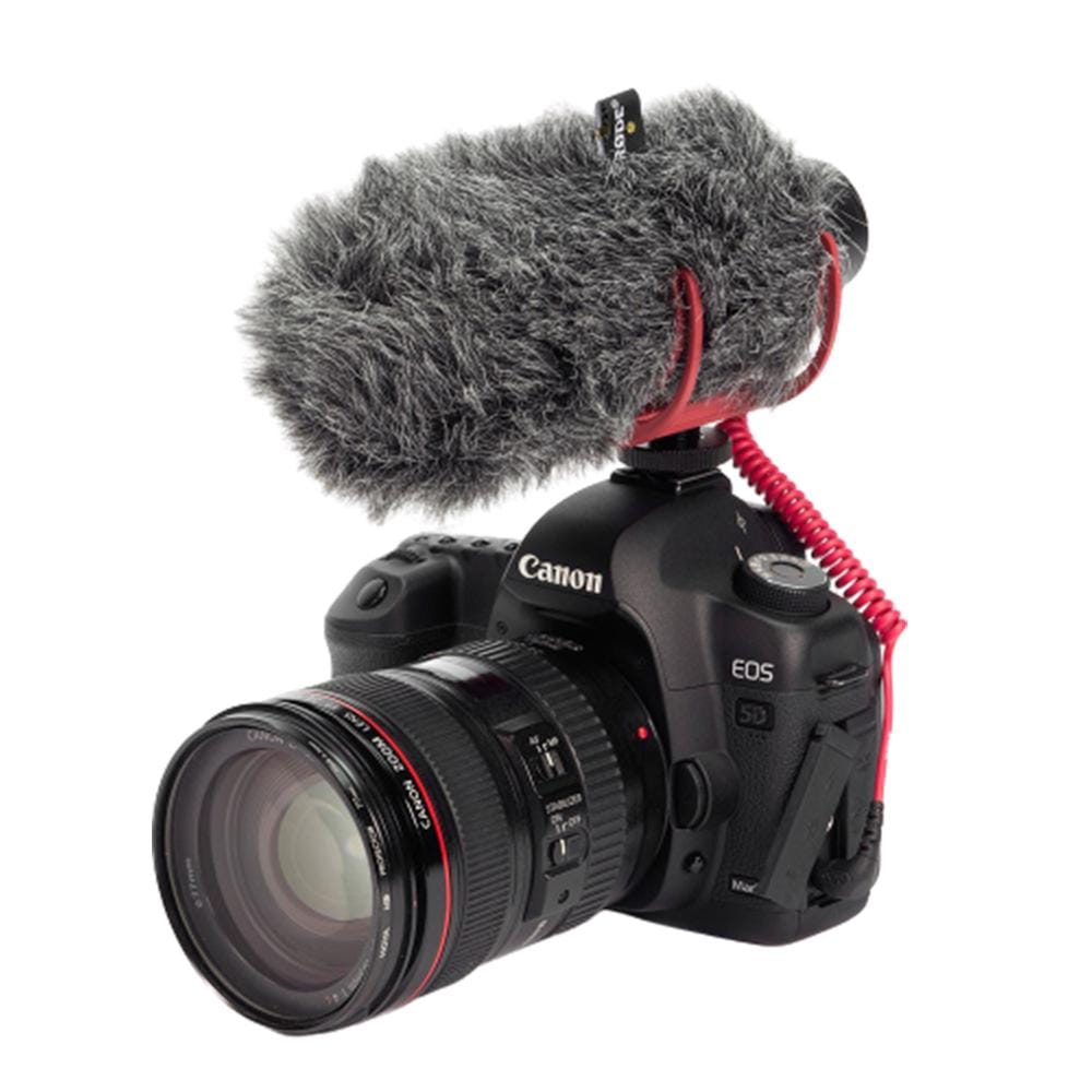 rode condenser microphones rode video mic go on-camera shotgun microphone - open box