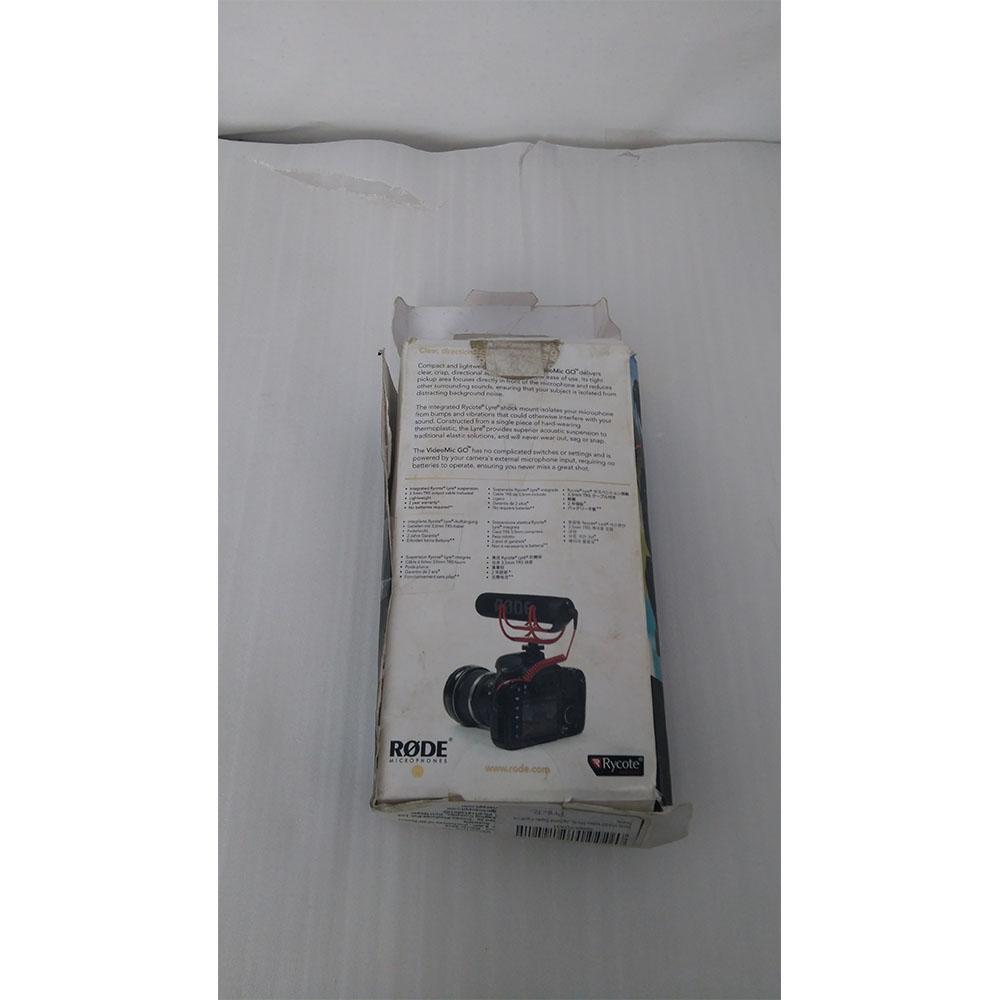 rode condenser microphones rode video mic go on-camera shotgun microphone - open box b stock