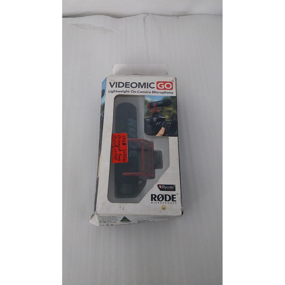 rode condenser microphones rode video mic go on-camera shotgun microphone - open box b stock