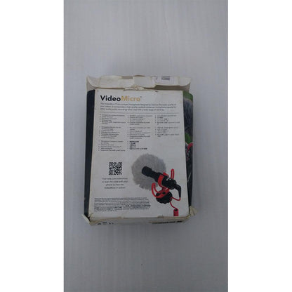 Rode Condenser Microphones Rode Video Micro On Compact Camera Microphone - Open Box B Stock