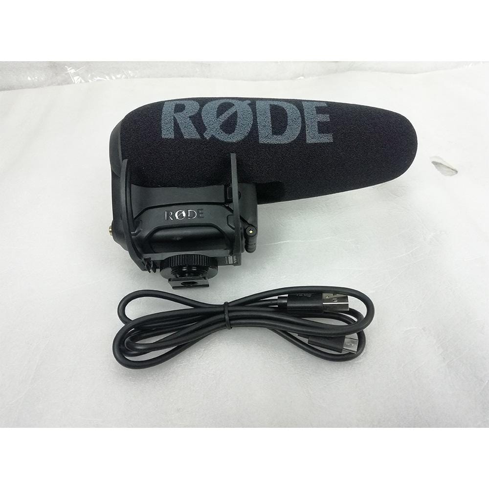 rode condenser microphones rode videomic pro plus directional on-camera condenser microphone - open box b stock