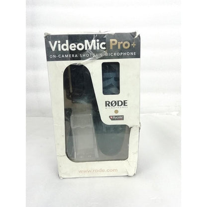 rode condenser microphones rode videomic pro plus directional on-camera condenser microphone - open box b stock