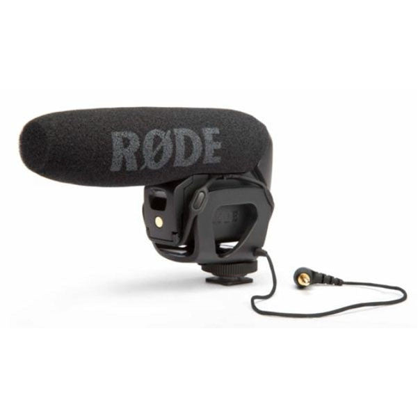 Rode Condenser Microphones Rode VideoMic Pro With Rycote Lyre Shock Mount Compact Shotgun Condenser Microphone