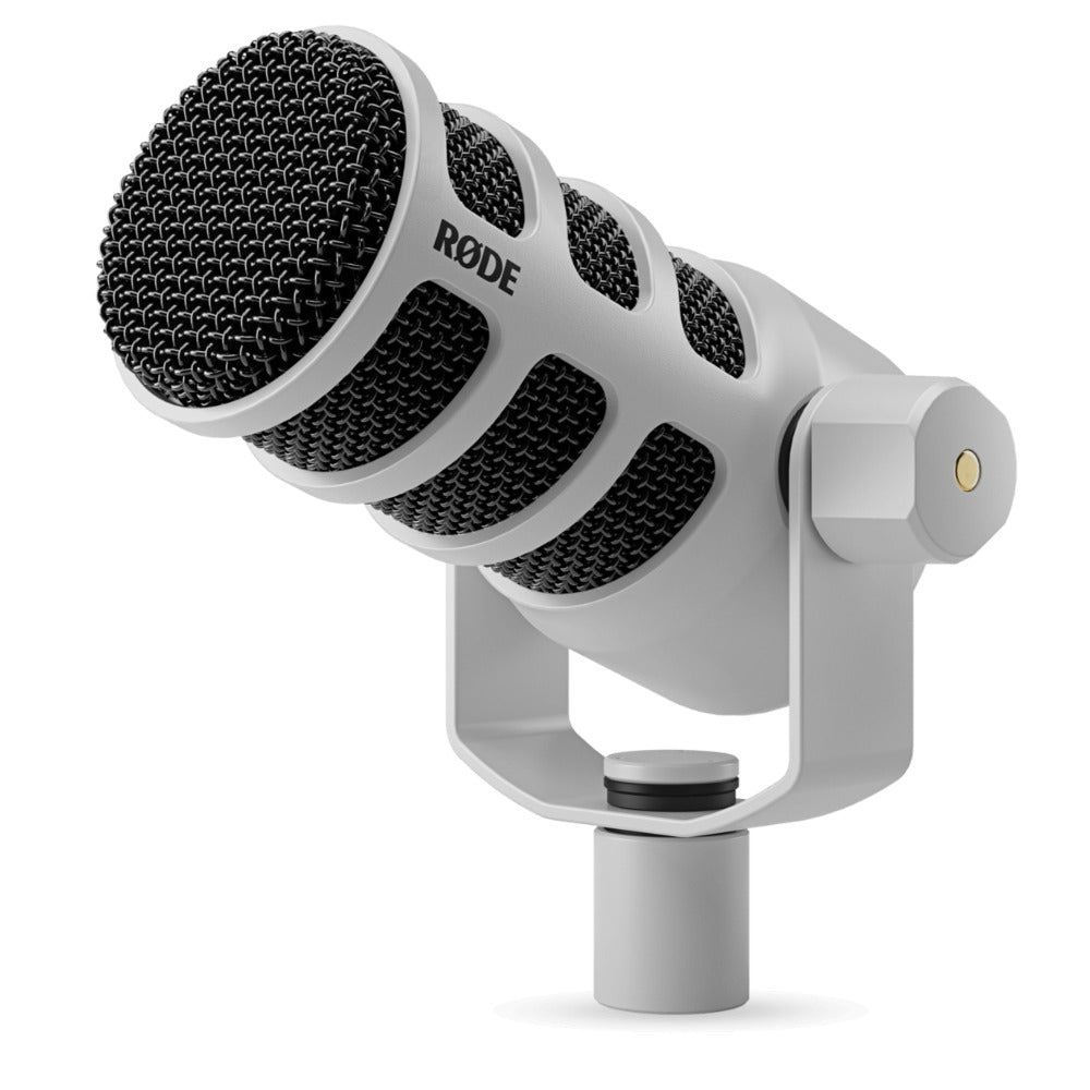 Rode Dynamic Microphones Rode Pod Mic Dynamics Podcasting Microphones #color_white