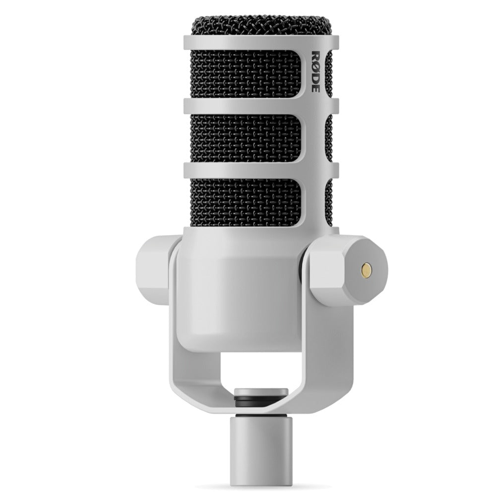 Rode Dynamic Microphones Rode Pod Mic Dynamics Podcasting Microphones #color_white