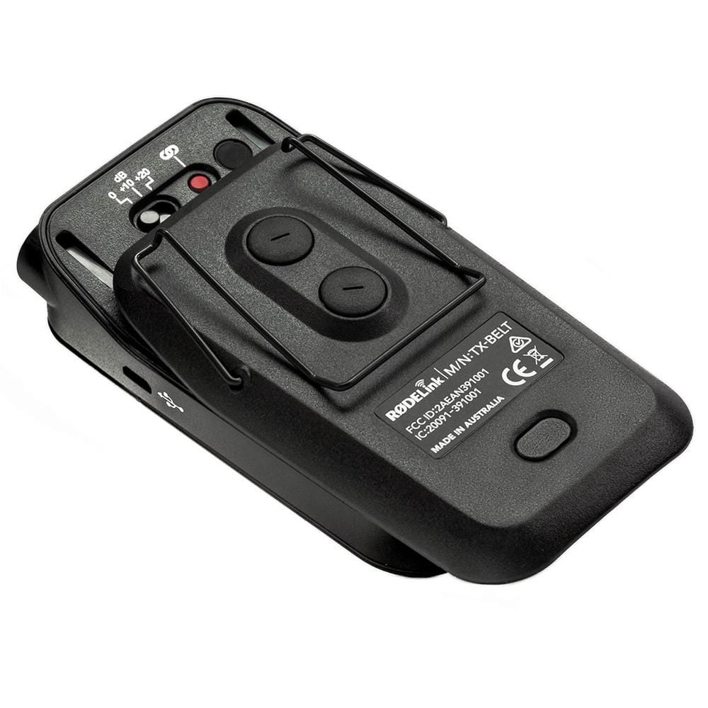 rode wireless systems rode tx-belt beltpack wireless transmitter - black