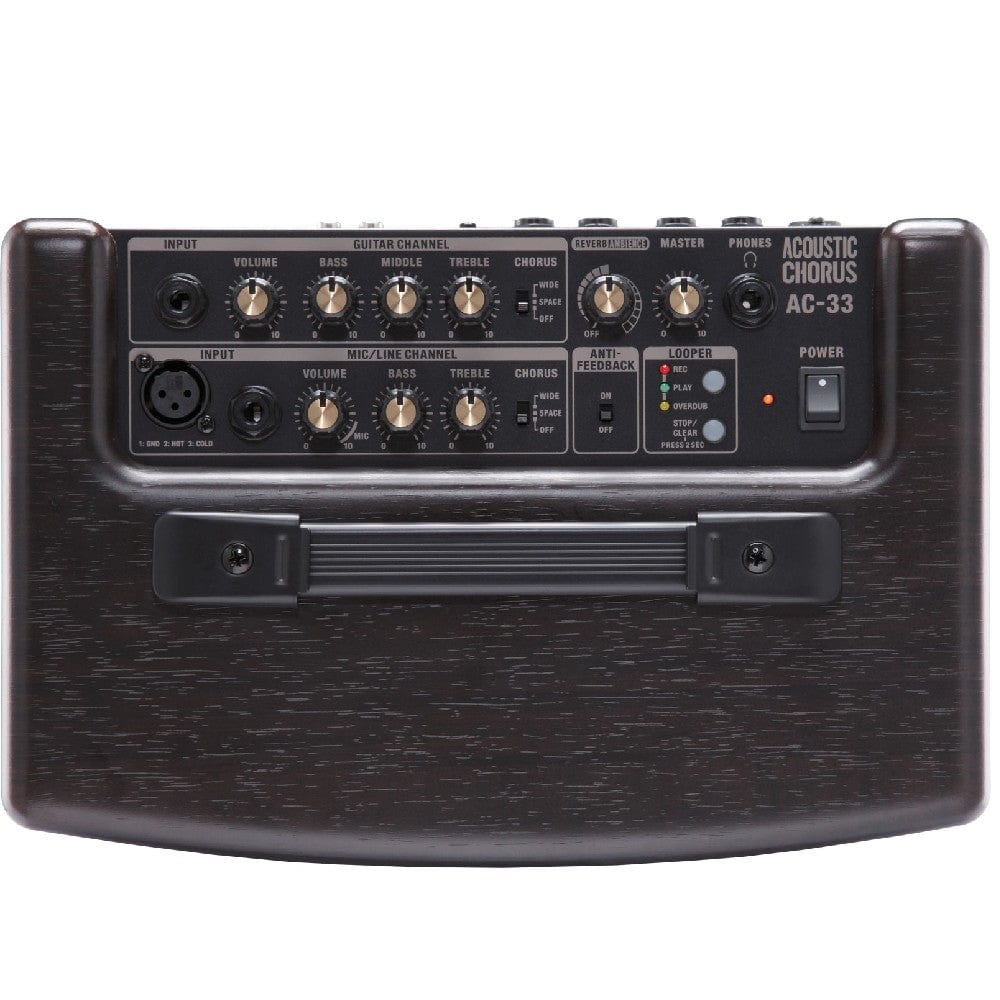 roland acoustic guitar amplifiers roland ac33rw acoustic guitar amplifier, 30w 2x5