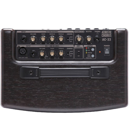 roland acoustic guitar amplifiers roland ac33rw acoustic guitar amplifier, 30w 2x5