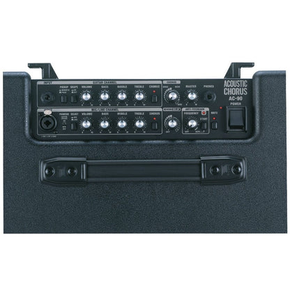 roland acoustic guitar amplifiers roland ac90 45wx2 acoustic chorus guitar stereo amplifier