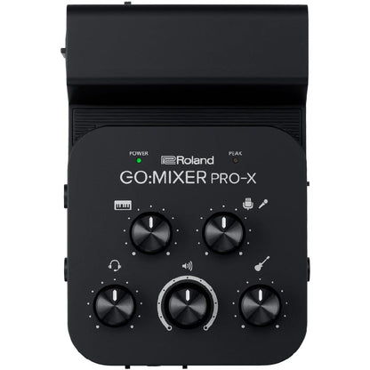 Roland Analog Mixers Black Roland Go Mixer Pro X Audio Mixer for Smartphones