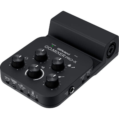 Roland Analog Mixers Black Roland Go Mixer Pro X Audio Mixer for Smartphones