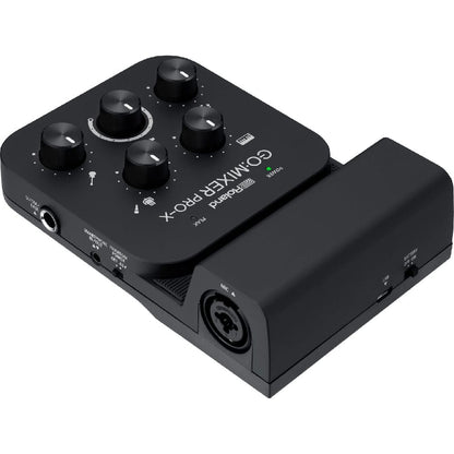 Roland Analog Mixers Black Roland Go Mixer Pro X Audio Mixer for Smartphones