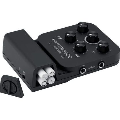Roland Analog Mixers Black Roland Go Mixer Pro X Audio Mixer for Smartphones